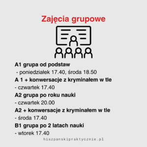 Pakiet 10 spotkań online – zajęcia grupowe