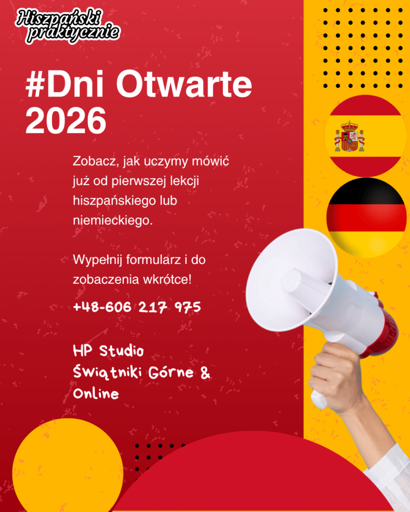 Dni Otwarte Hiszpański Praktycznie Studio Świątniki