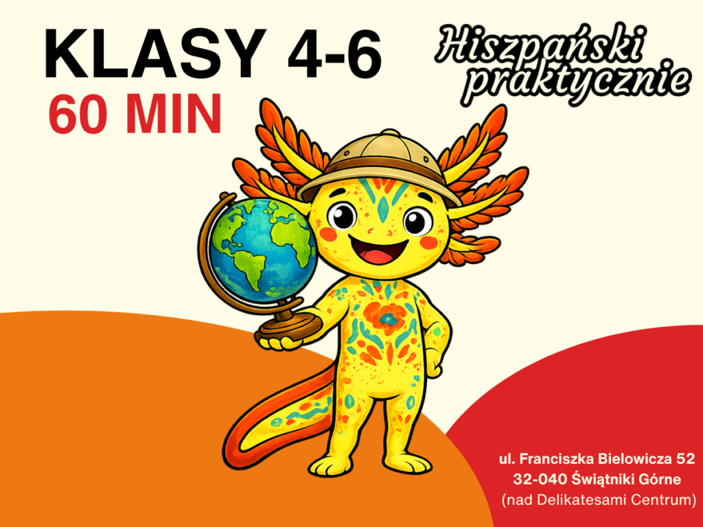 Kurs Hiszpański Praktycznie dla dzieci starszych z klas 4-6 szk&oacute;ł podstawowych
