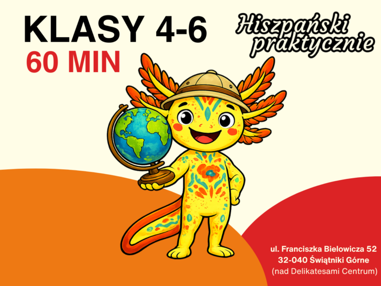 Kurs Hiszpański Praktycznie dla dzieci starszych z klas 4-6 szk&oacute;ł podstawowych